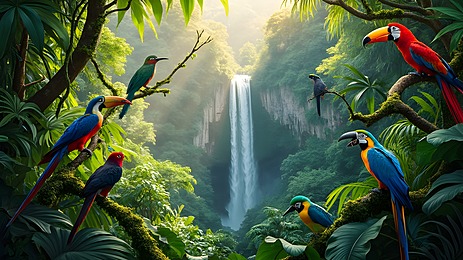 Keindahan Hutan Tropis dengan Satwa Liar Eksotis yang Memikat Hati